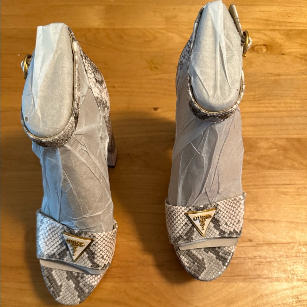 Guess snake skin heels
